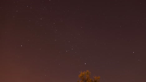 Lapso-De-Tiempo-Nocturno-Del-Cielo-Estrellado-De-La-Noche-Clara