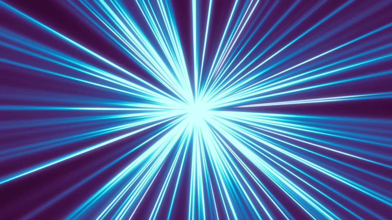 기술 루프 라인은 은하 운동 배경에서 빛 폭발의 미래의 속도입니다.