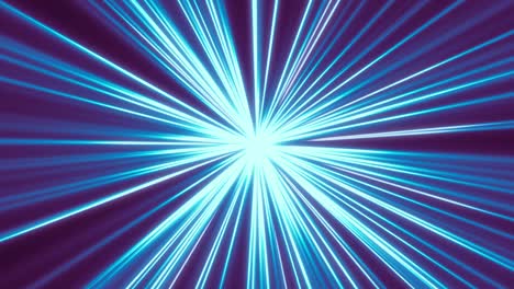 línea de bucle de tecnología velocidad futurista de la explosión de luz en el fondo del movimiento de la galaxia.