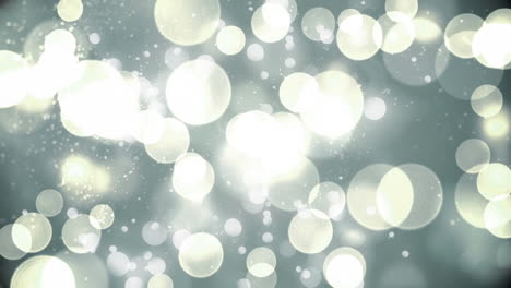 luces bokeh blancas