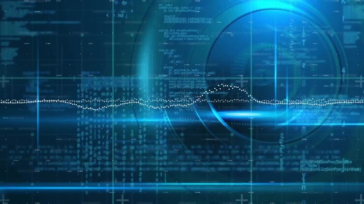 Animation of scope scanning and data processing