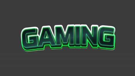 Gaming Text Design