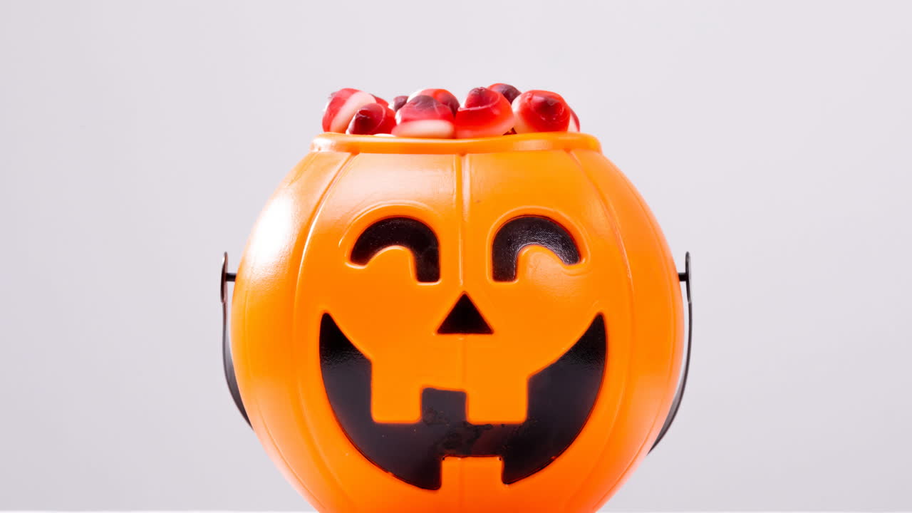 animación de dulces sobre un fondo blanco