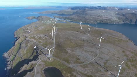 windmills for electric power production havoygavelen windmill park norway