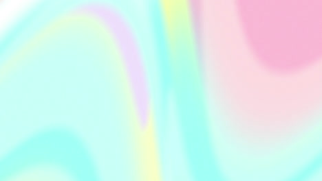 Animación-De-Formas-Viscosas-Orgánicas-De-Color-Rosa-Pastel,-Azul-Y-Amarillo-Que-Se-Mueven-Lentamente.
