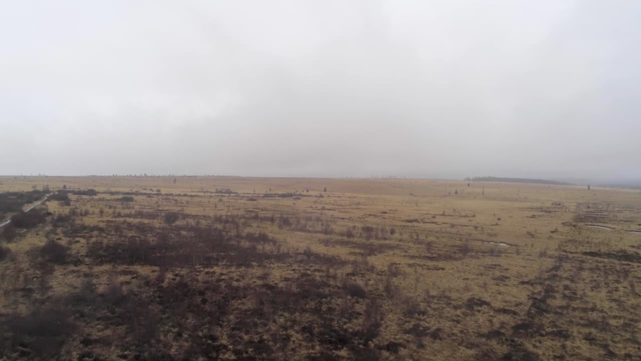 vista aérea de los pantanos altos, situados entre las ardenas y las tierras altas de eifel