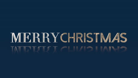 Elegance-style-Merry-Christmas-text-on-blue-gradient