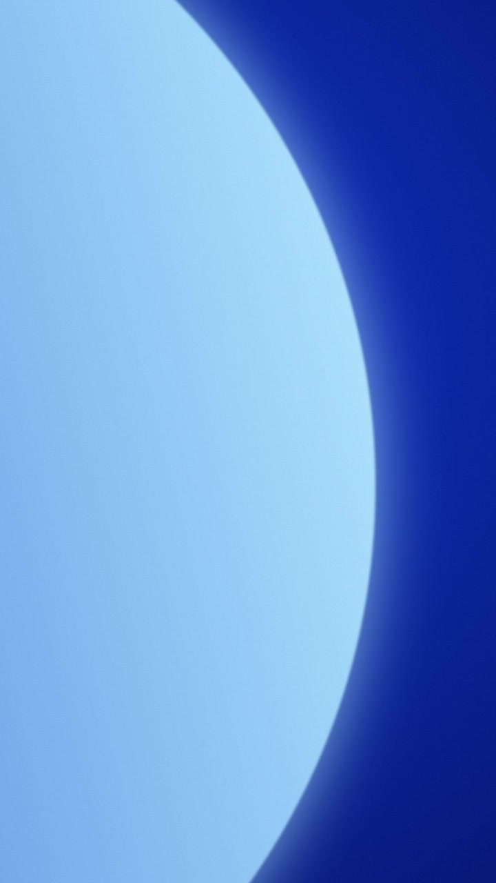 Abstract Blue Gradient Background with Curved Light Shape