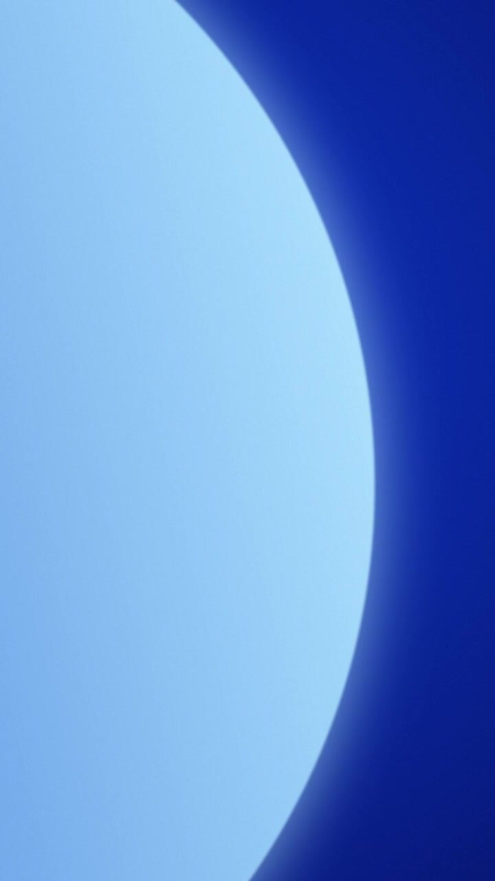 Abstract Blue Gradient Background with Curved Light Shape