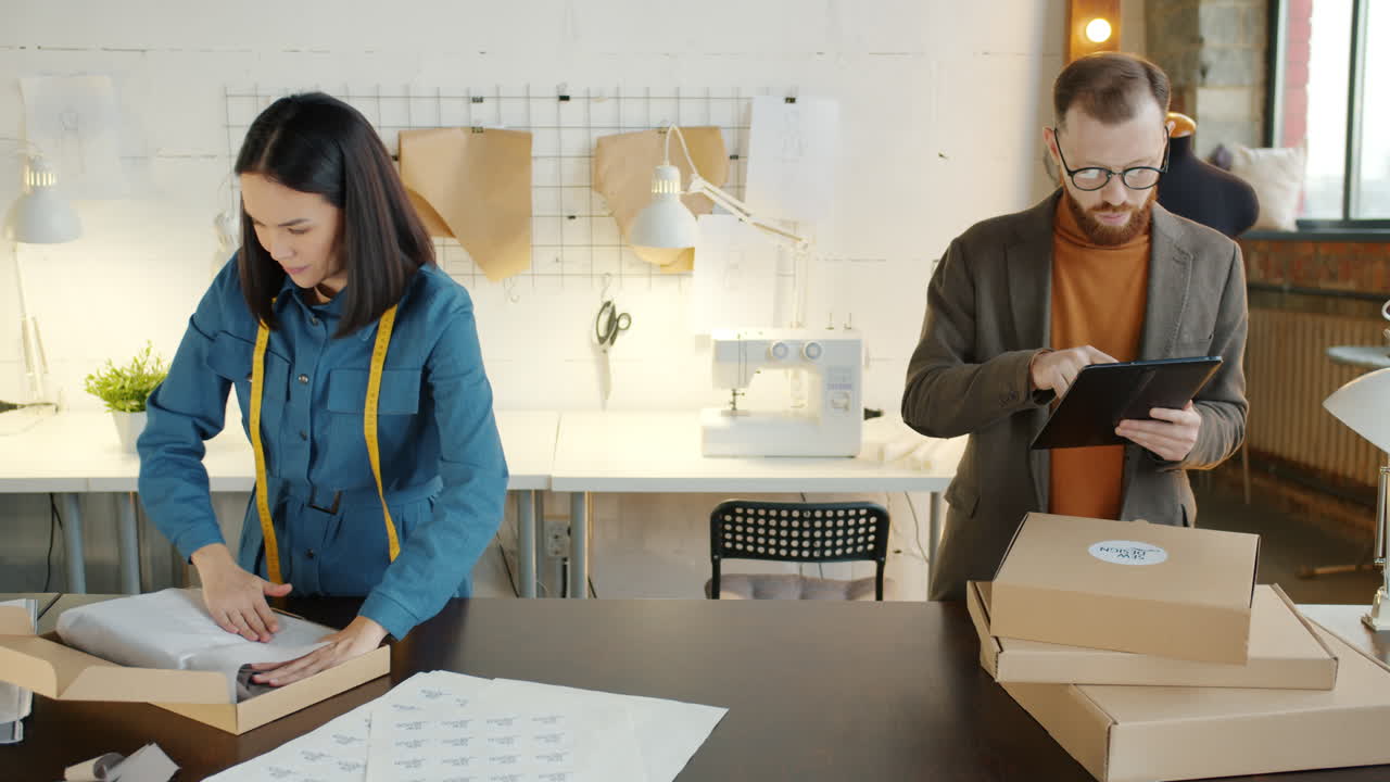 Fashion Design Studio Packaging and Shipping