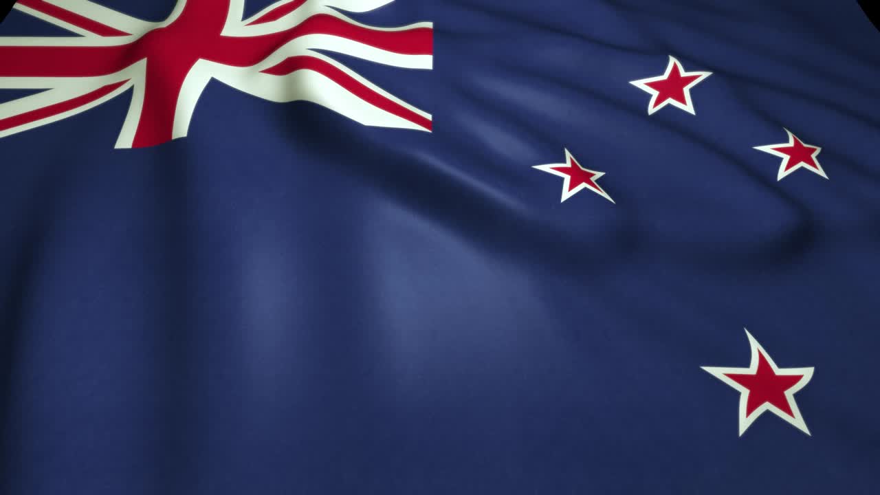 4k에서 현실적인 뉴질랜드 발을 흔들고, 루프 애니메이션