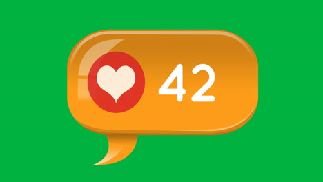 increasing number of hearts on social media 4k