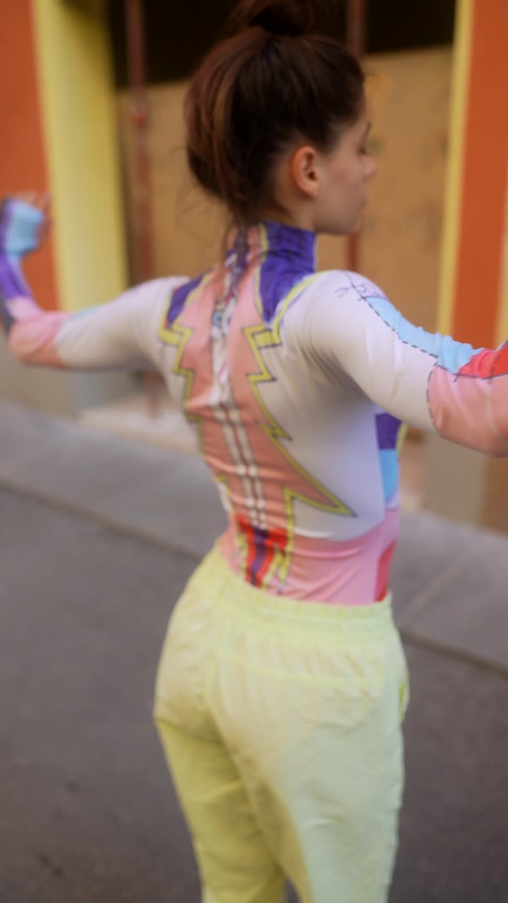 fotografía de moda de estilo callejero colorido