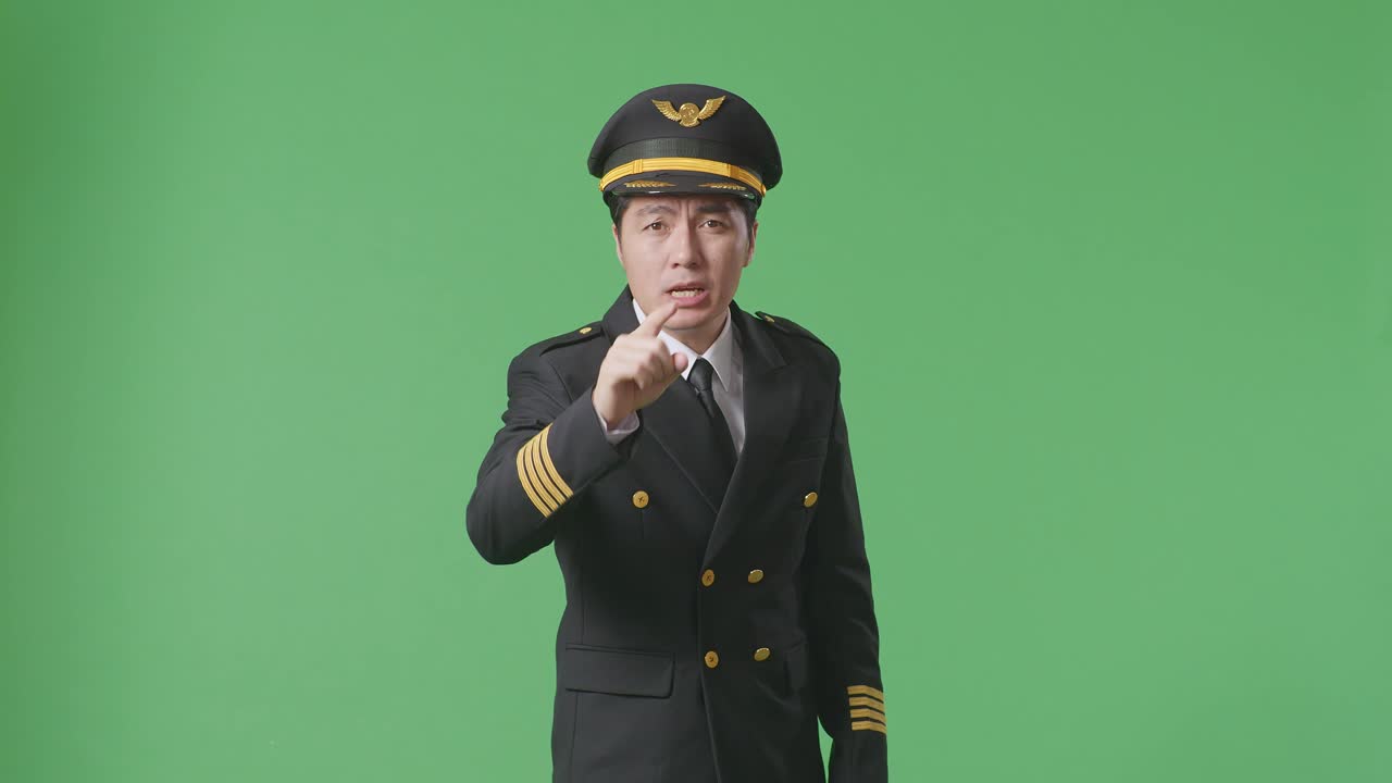 Pilota in uniforme