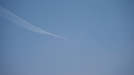 surya kiran aerobatic team aircrafts performing a synchronized display at the aero india airshow