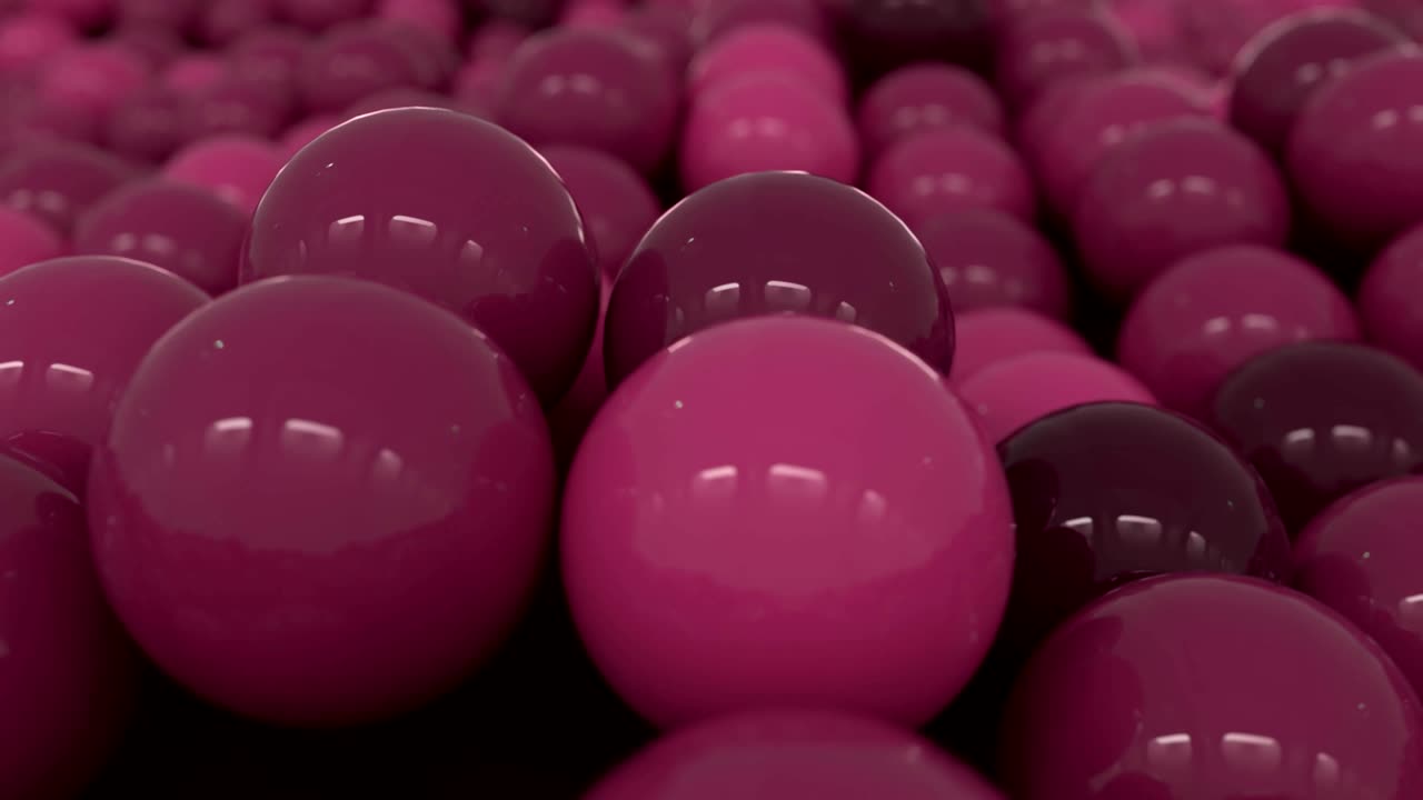 4k moléculas de esferas abstractas.