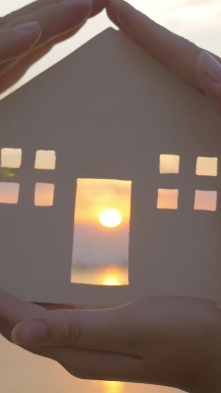 Protecting a Home at Sunset