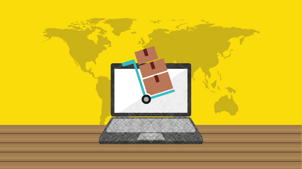 배달 서비스 디자인, 비디오 애니메이션