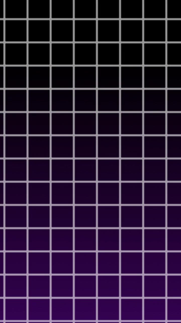 Abstract Grid Pattern with Black and Purple Gradient Background