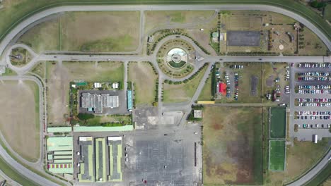 Top-down-aerial-view-of-Port-Louis-horse-racing-track-in-Mauritius