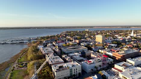 charleston-sc,-south-caroina-aerial-of-the-pennisula