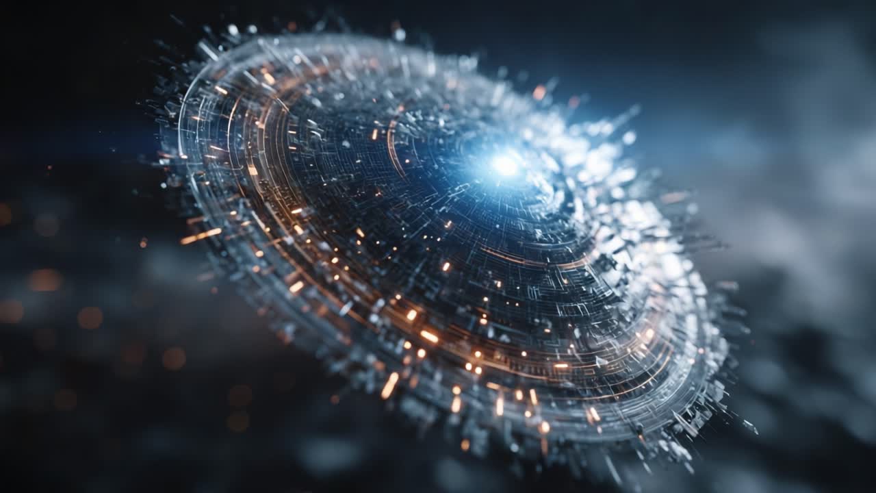 A breathtaking depiction of a futuristic spacecraft, featuring intricate details and glowing elements that capture the essence of advanced technology and cosmic exploration