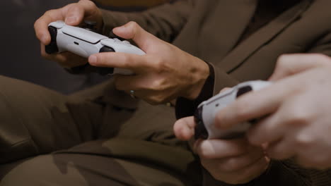 people playing video games