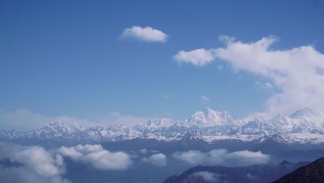 Cloud-Zeitraffer-Auf-Snow-Peek-Mountain