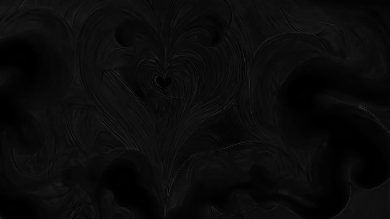 Sovrapposizione animata a forma di cuore di fumo, video 4K trasparente, canale alfa, ProRes 4444