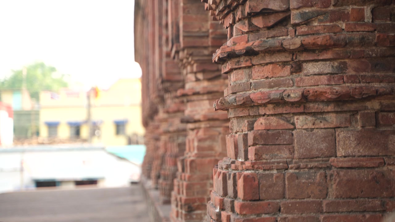 This Ras Temple is one of the prominent architectural landmarks of Bishnupur, West Bengal. The Terracotta Temples of Bishnupur.