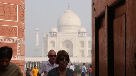 el taj mahal en la india