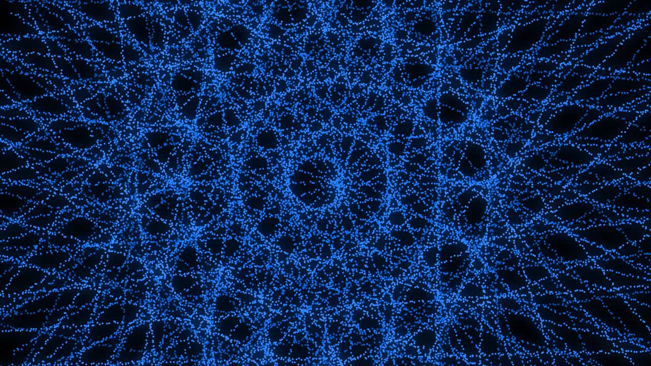 Blue color Dot Shape Pattern animation motion graphics