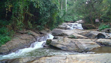 beautiful mae sa waterfall in chiang mai, thailand