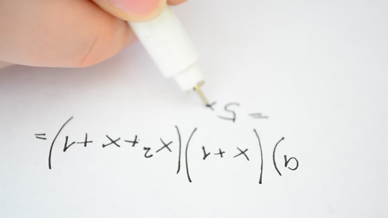 Mathematics and formulas. Formulas, writing