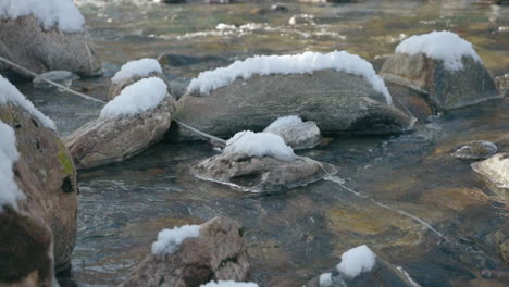 slowmotion of a river stream