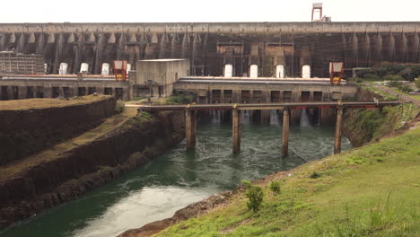 Itaipu-Dam-on-Parana-River,-Brazil-Paraguay-Border