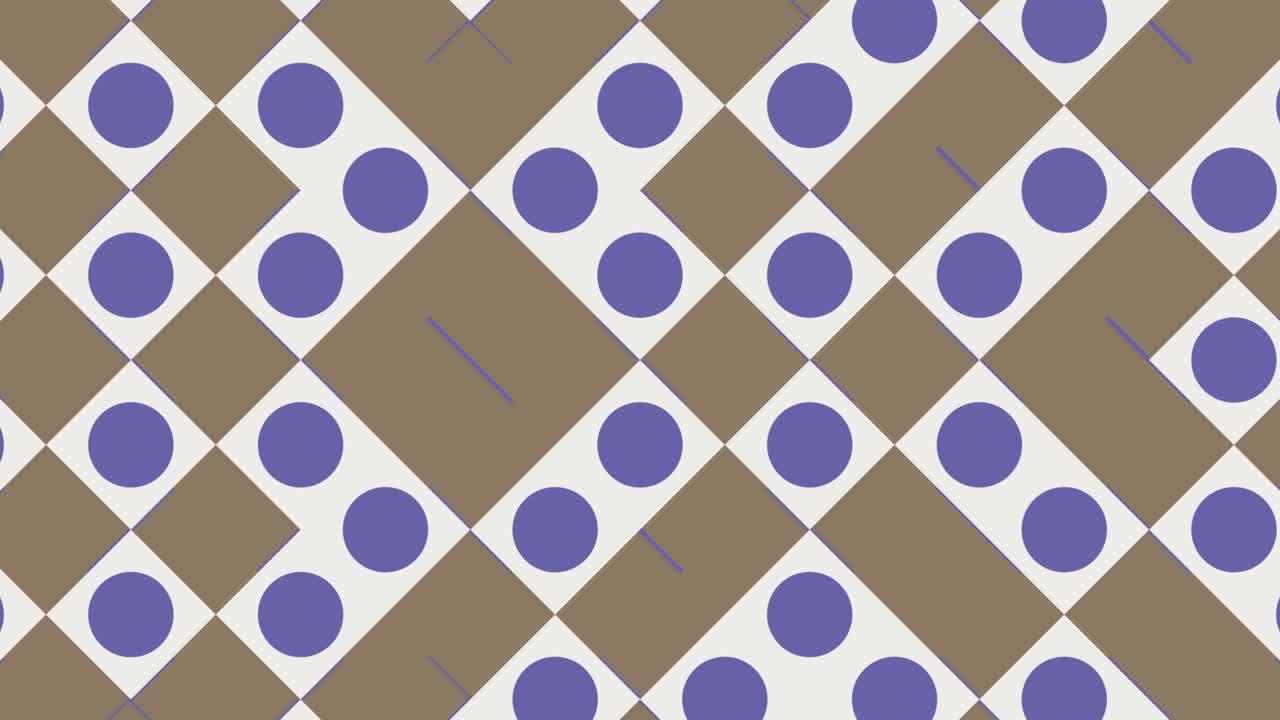 다양한 다채로운 기하학적 모양을 움직이는 추상적인 패턴, 다양한 동적 타일과 함께 원활한 기하학적인 배경, 기하학 요소와 함께 평평한 디자인의 모션 그래픽 배경