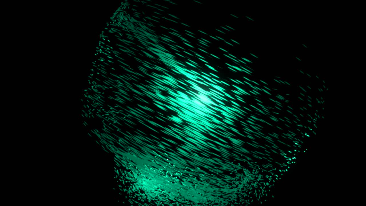 esfera verde abstracta