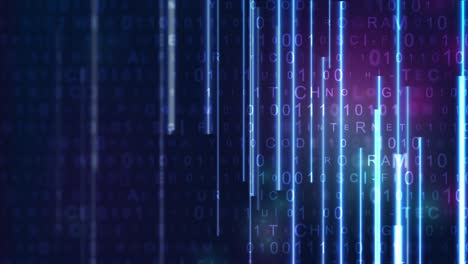 tecnología futurista de neón fondo de movimiento abstracto