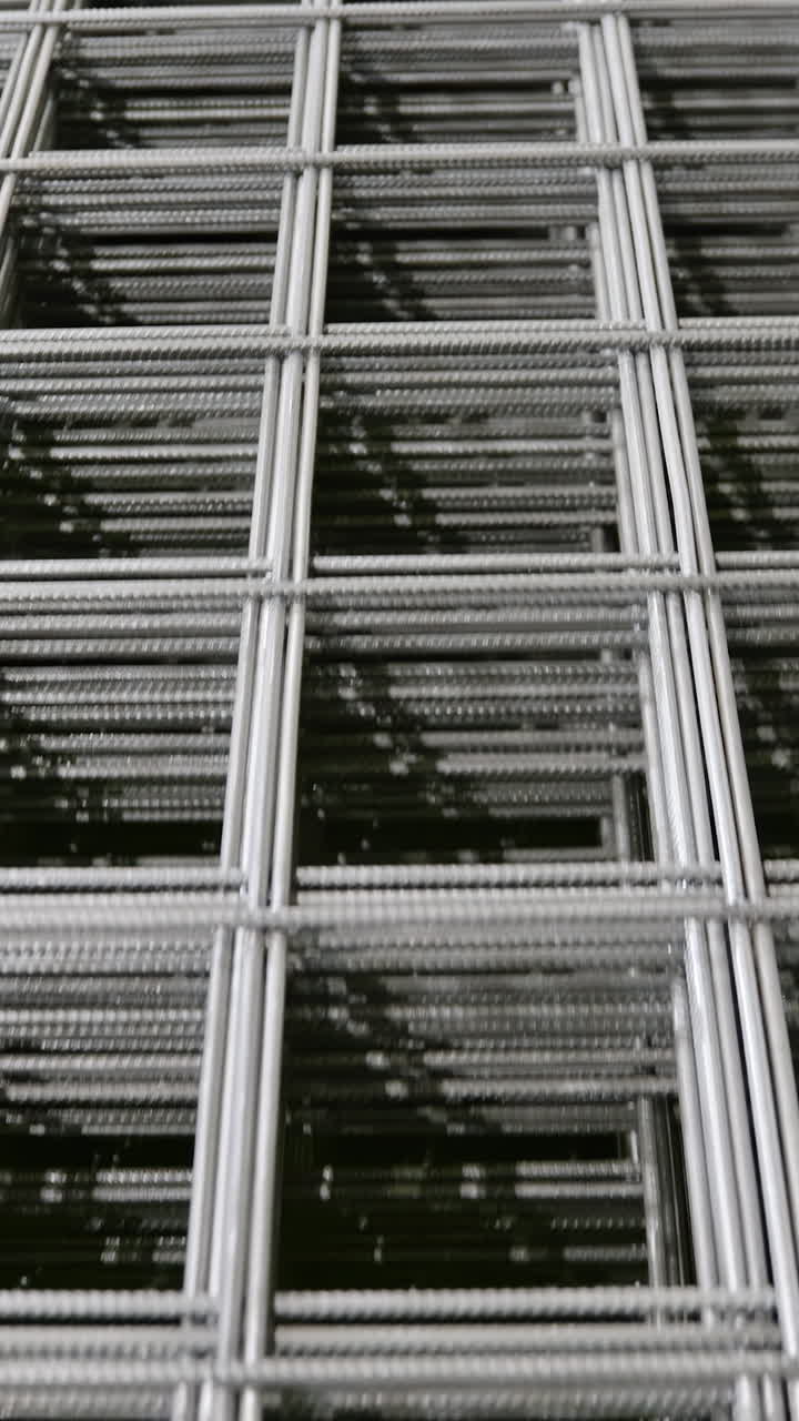 Stacked Reinforcing Steel Mesh