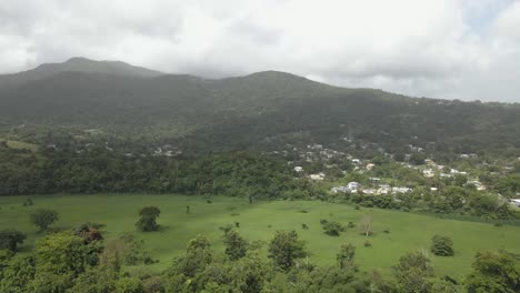 el yunque national rainforest puerto rico wide aerial drone shot 4k60p