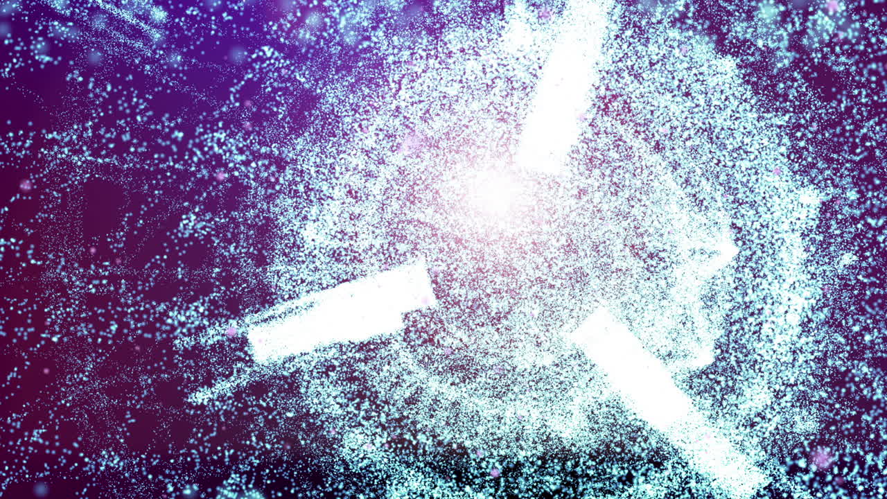 컴퓨터 생성 과학 추상적인 배경