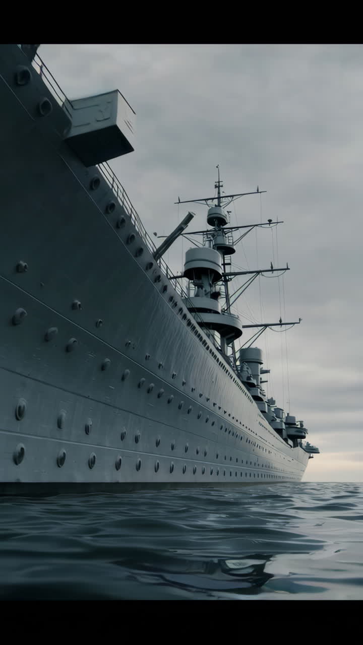 Japanese Cruiser at Sea