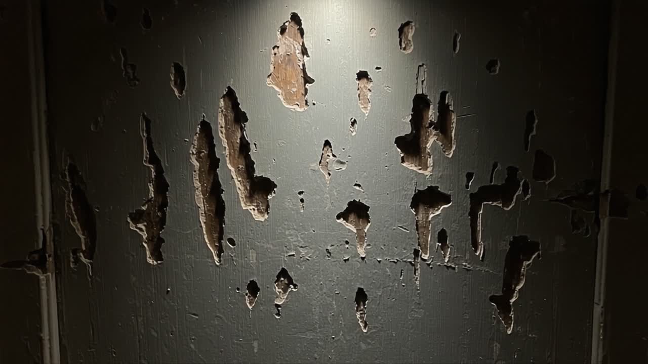 Decay and Transformation: An Exploration of Weathered Wall Texture Under Soft Lighting Capturing the Passage of Time and the Intricacies of Surface Damage