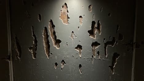 decay and transformation: an exploration of weathered wall texture under soft lighting capturing the passage of time and the intricacies of surface damage