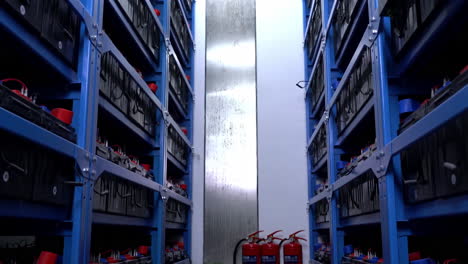 exploring a high-tech data center room with rows of servers in a modern facility electronics industry network