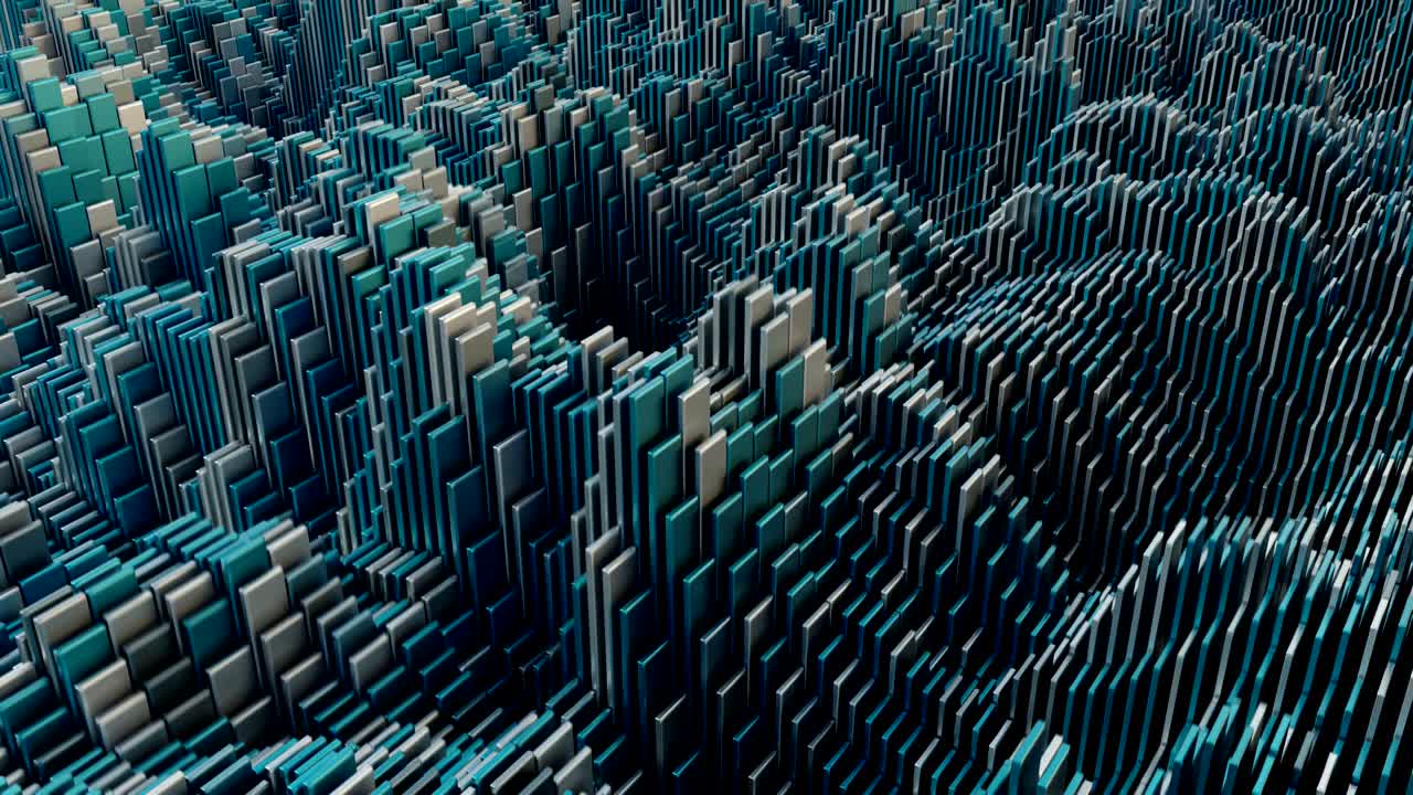 4K Abstract Blockchain Concept.