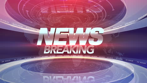 text news breaking and news intro graphic with lines 1