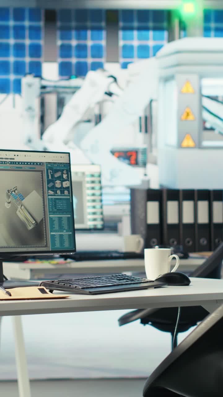 Vertical Video Photovoltaics Factory Colleagues Doing Brainstorming To Reduce Downtime