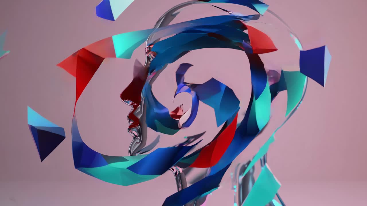 Abstract 3D Head Profile